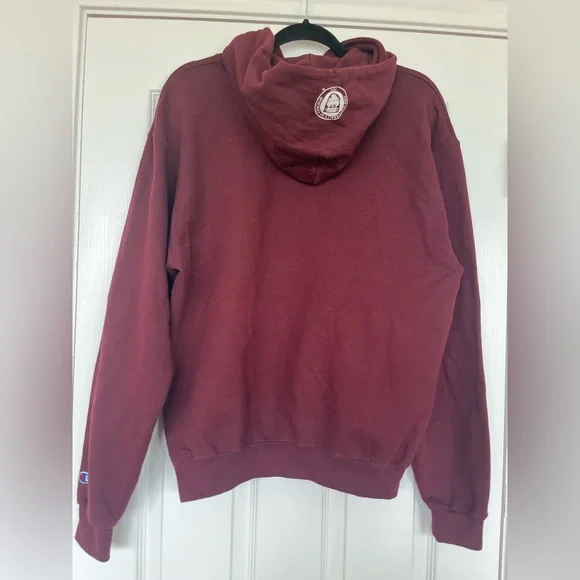 Champion Maroon University of Chicago Hoodie - Picture 3 of 4